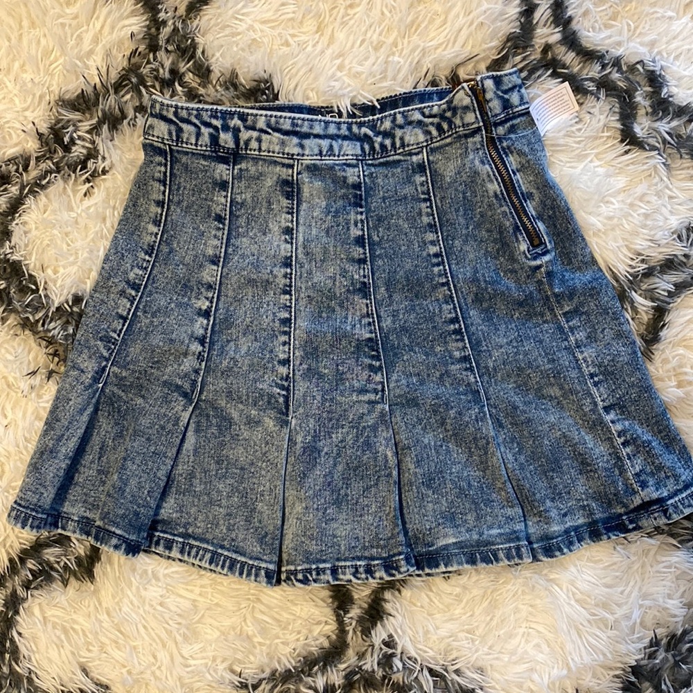 Denim girls skirt